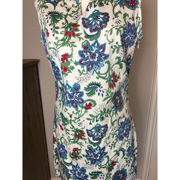 Joy & Co. | Paisley Floral Print Sheath Dress | Large - Picture 7 of 14